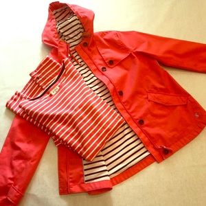 Joules Soft Dress,Size 10,Medium,Coral striped